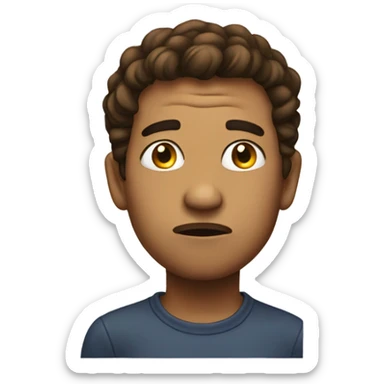 Side eye, awkward  sticker