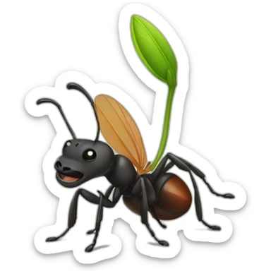 ant with gorilla sticker