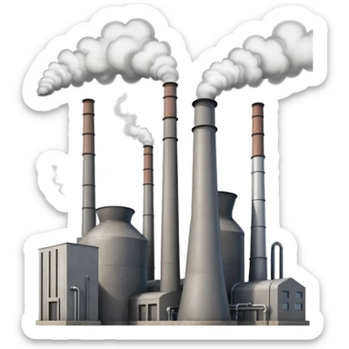 gas power plant sticker