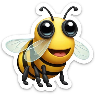 A sweet bee sticker