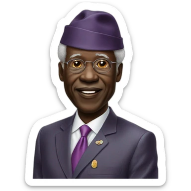 Tinubu Nigerian president sticker