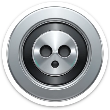 mac os icon metal mute no sound audio  🔇  sticker