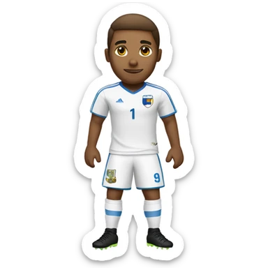 create a soccer player sticker