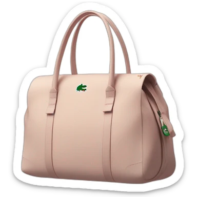 Lacoste bag giro sticker
