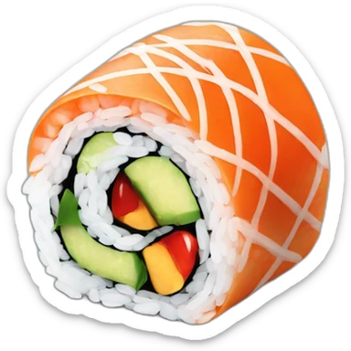 one sushi roll sticker