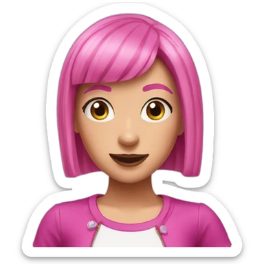 Stephanie Lazy town sticker