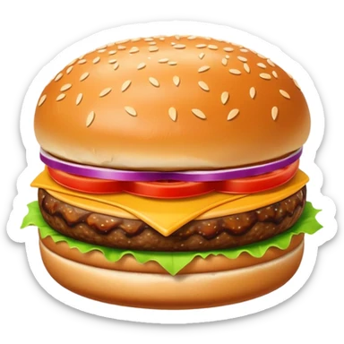 fast food sticker