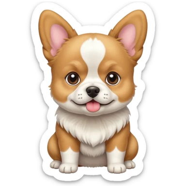 Can you do a mix of a Maltese, Pomerian, French Bulldog and Corgi sticker