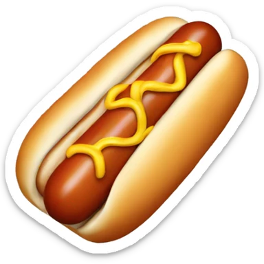 Hotdog sticker