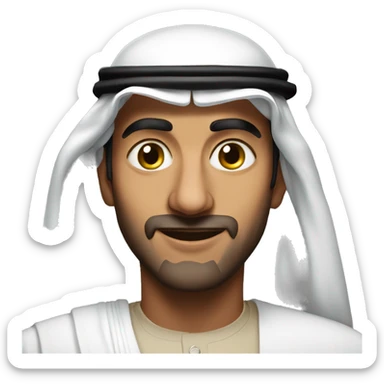 photorealistic Faisal of Saudi Arabia sticker