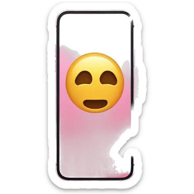 iPhone 16 pro max pink sticker