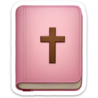 light pink bible sticker