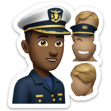 navy sailor sticker