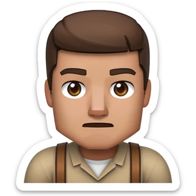 minecraft villager that looks like iOS emoji sticker