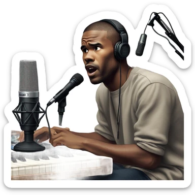 frank ocean making music sticker