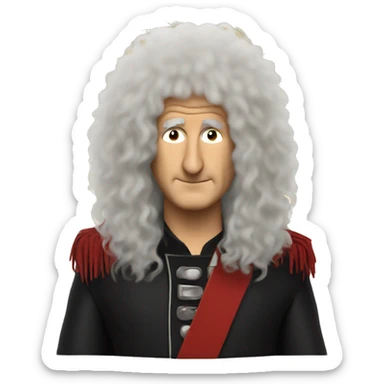 Brian May sticker