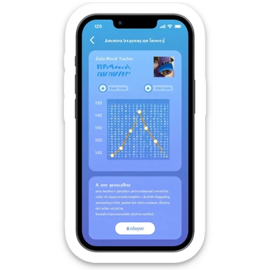 it is for a "Welcome & Why We’re Here" slide for a team meeting about Letheia™, an AI-powered emotional companion designed for daily reflection. Used for Gen Z to track their moods, map patterns, and receive personalized insights. sticker