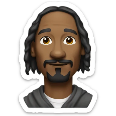 snoop dog rapper sticker