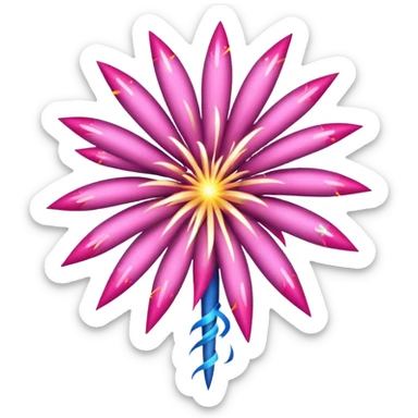 firework pink sticker