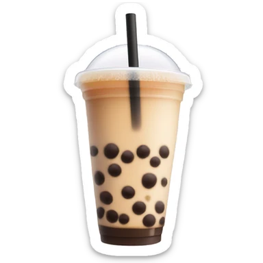 Bubble tea sticker