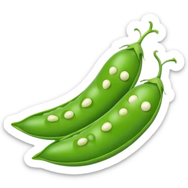 Two peas in a pea pod sticker