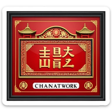 haz un emoji de chinatow  en new york mas realista y mejor sticker