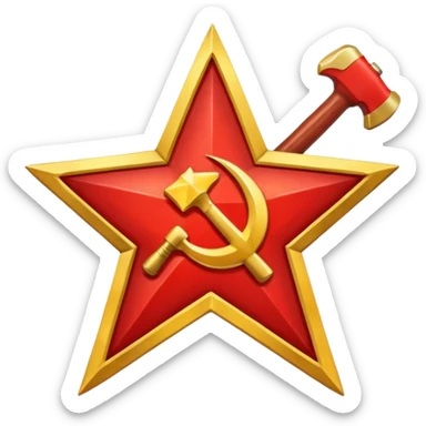 Soviet logo sticker