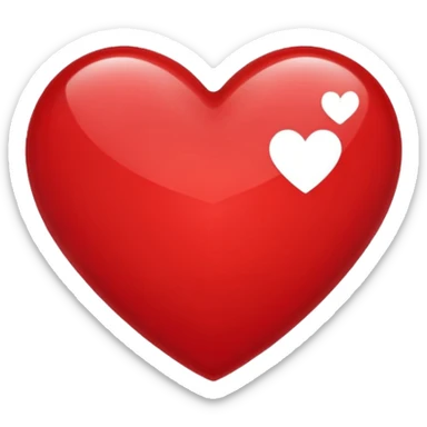 Tone it up og heart logo in ios style sticker