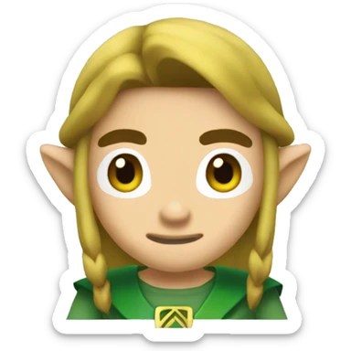 Link in the legend of zelda sticker