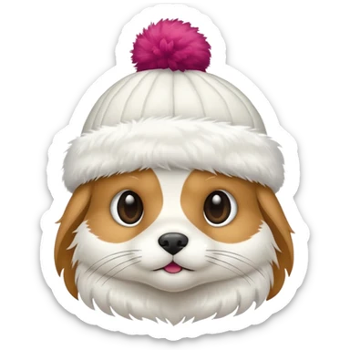 Winter Beanie Pet sticker