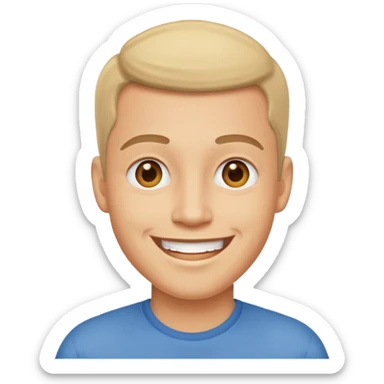 happy man yeah sticker