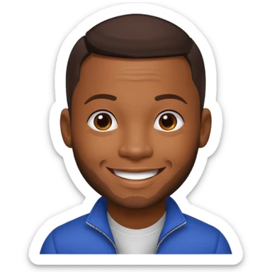 Marcus "Pleasure P" Cooper with dark brown hair sticker