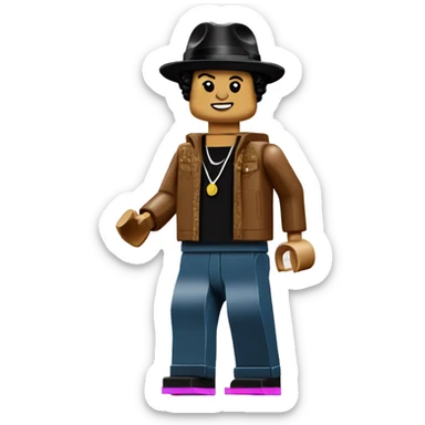 BRUNO MARS lego full body sticker