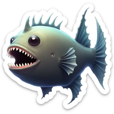 Anglerfish sticker