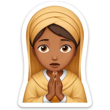 woman begging for forgivness sticker