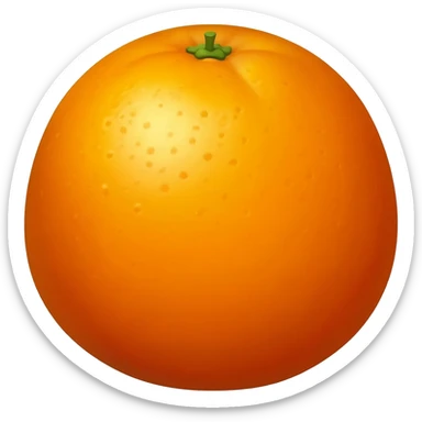Orange original sticker