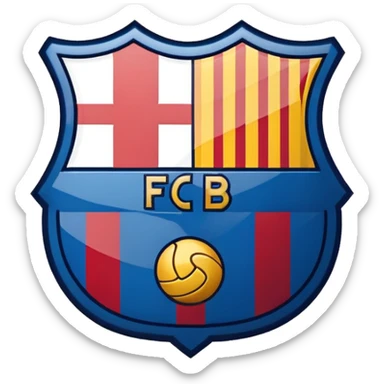 FC BARCELONA SMALL FOR EMOJI sticker
