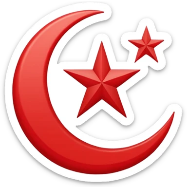 Kuzey kıbrıs bayrağı sticker