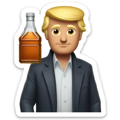 Donald Trump taking over Maple Syrup Country  sticker