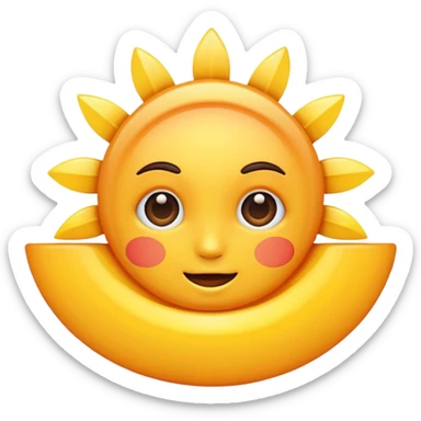 Sunrise sticker