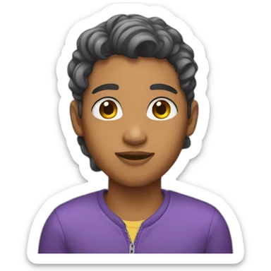 nonbinary person sticker