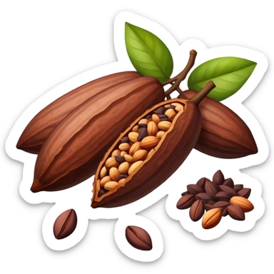 cacao nibs sticker