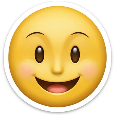 Emoji, smiley face with 1 eye closed sticker