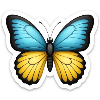 Un emogie de noeu papillon sticker