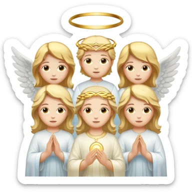 angelic counsil heaven emoji sticker