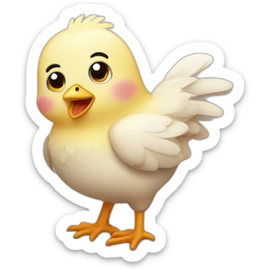 little chicken sticker