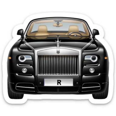 rolls royce noire droptail image to emoji sticker