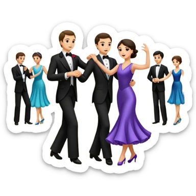 Esibizione di danze standard in palazzetto dello sport con i giudici che danno preferenza con voto sticker