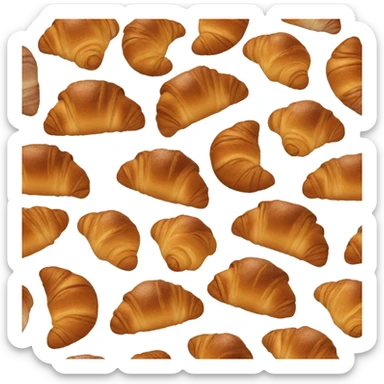 Chocolate croissants  sticker