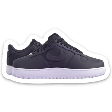 all black Nike Air Force 1 shoes sticker